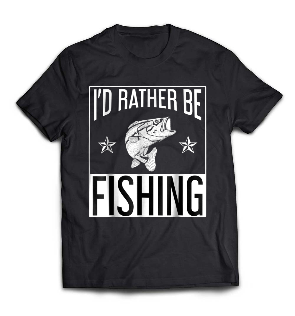 I’d Rather Be Fishing T-Shirt: Show Off Your Passion for the Great Outdoors